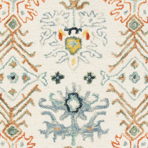 Garvin HandTufted Wool/Cotton Multicolor Area Rug & Reviews Birch Lane